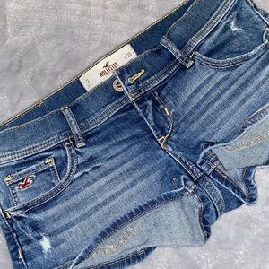 Hollister jean shorts